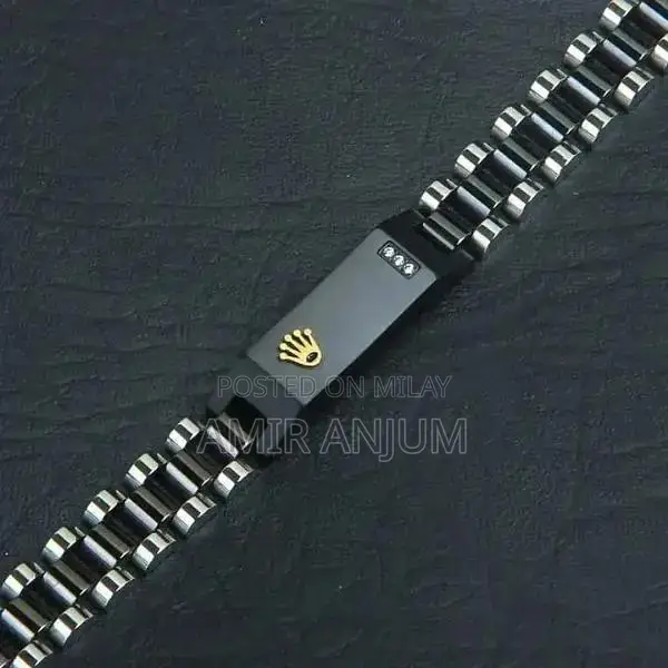 Men's Rolex Metal Bracelet Luxury Accessory