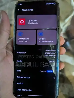 OnePlus 7 Pro Smartphone with PTA Approval