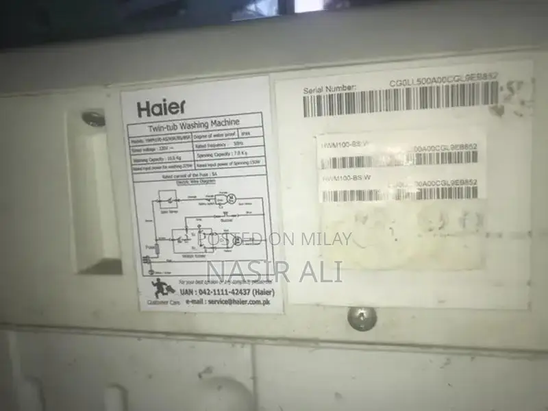 Haier 10kg Semi-Automatic Washing Machine