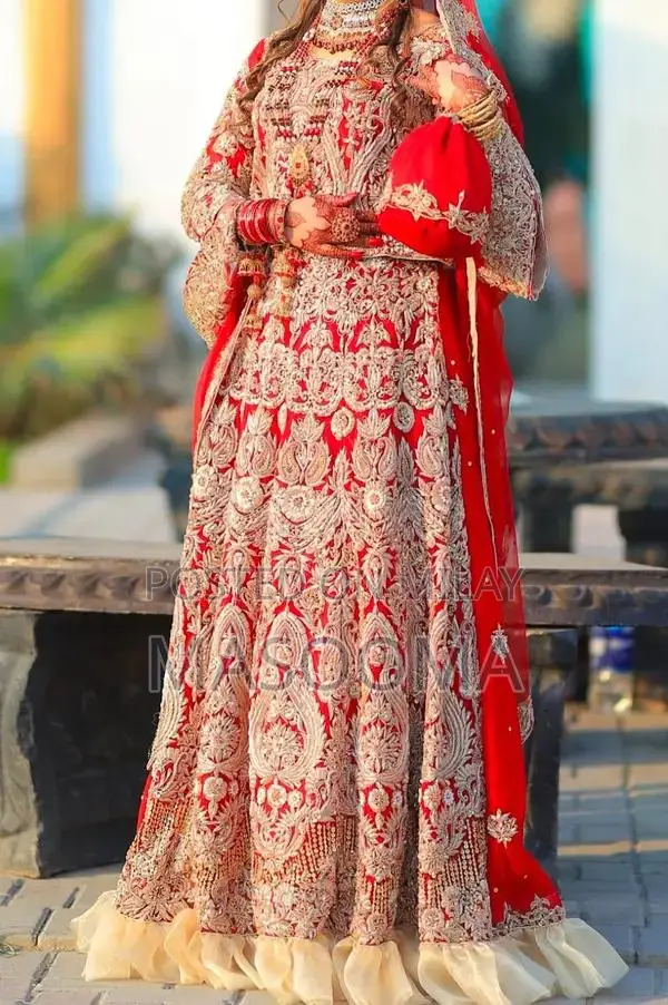 Red Lehenga with Large Length - Traditional Indian Ethnic Wear