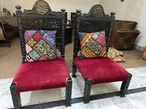 Photo - Velvet Chairs and Sofa Living Room Furniture Set