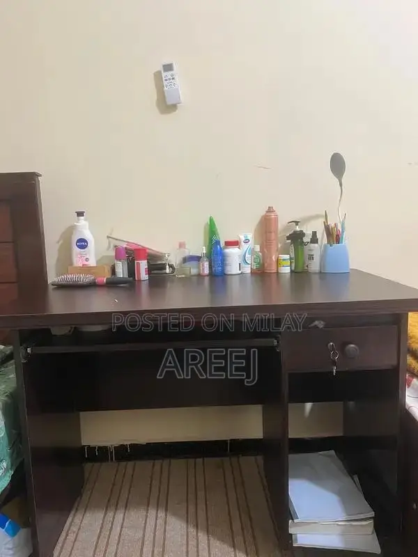 Brown Study Table for Home or Office Workspace