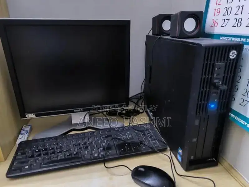 HP Desktop PC Core i5, 8GB RAM, Dual Storage, Monitor Included