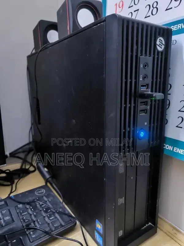 HP Desktop PC Core i5, 8GB RAM, Dual Storage, Monitor Included