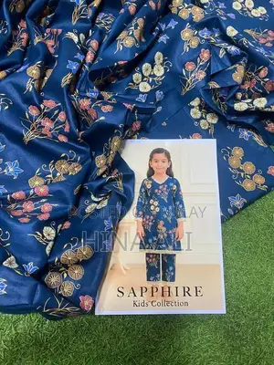 Sapphire Lawn Kids Two-Piece Printed Clothing Set