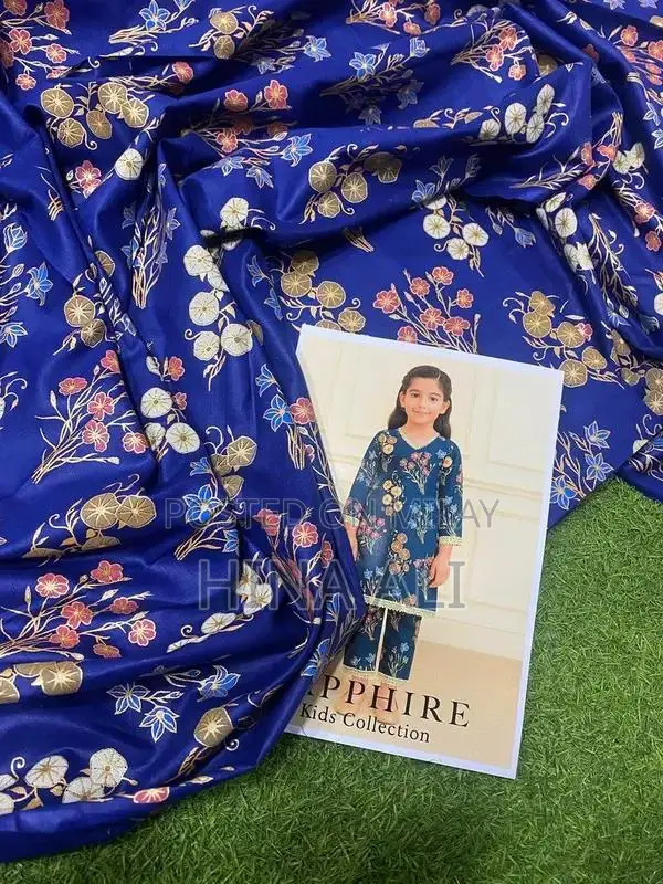 Sapphire Lawn Kids Two-Piece Printed Clothing Set