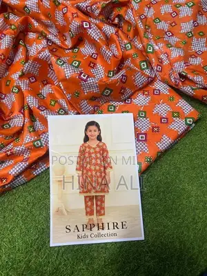 Sapphire Lawn Kids Two-Piece Printed Clothing Set