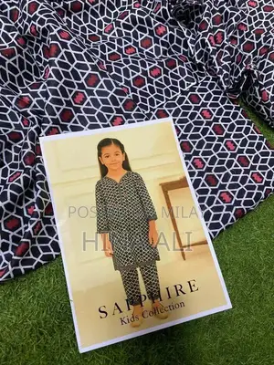 Sapphire Lawn Kids Two-Piece Printed Clothing Set