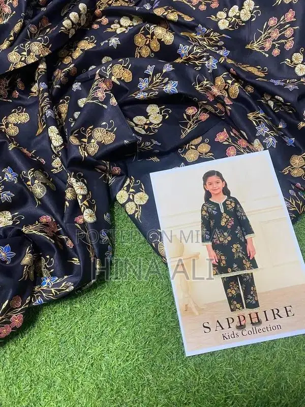 Sapphire Lawn Kids Two-Piece Printed Clothing Set