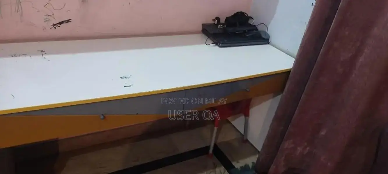 Kids Study Table with Storage Shelf - Home Learning Furniture