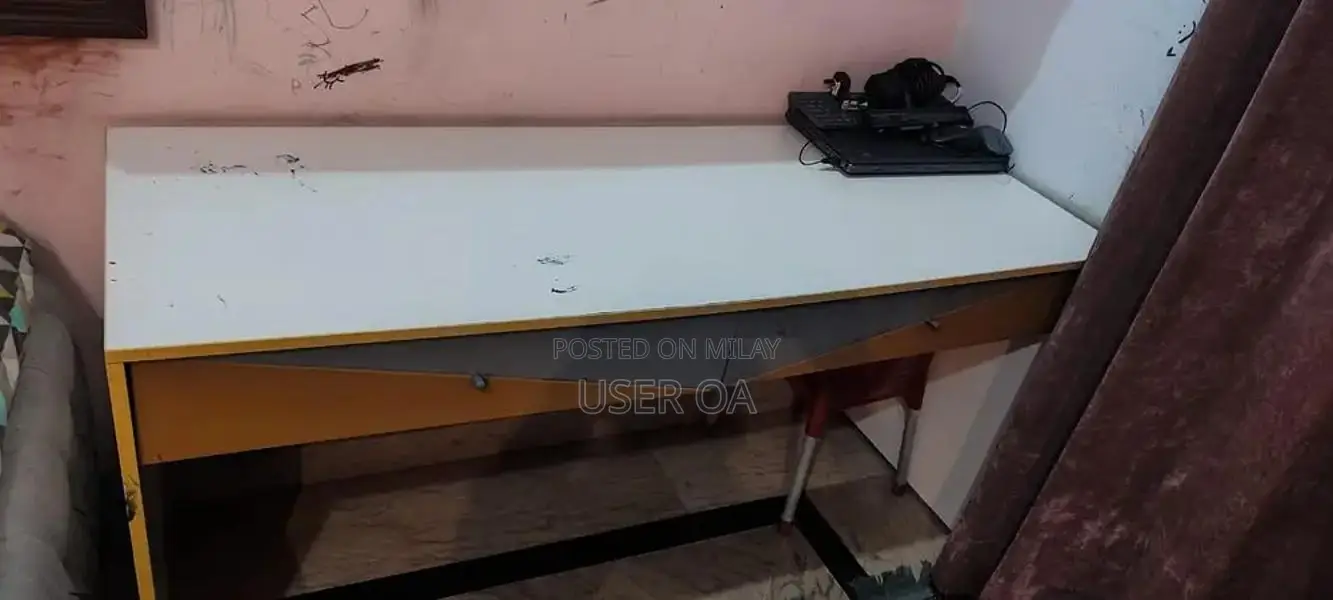 Kids Study Table with Storage Shelf - Home Learning Furniture