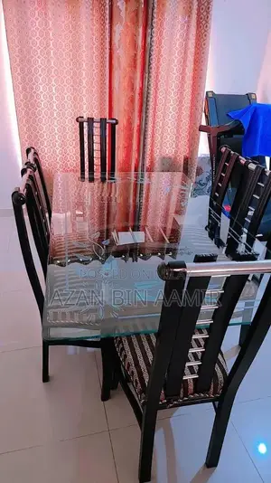 Rustic Handcrafted Wooden 6-Seater Dining Table