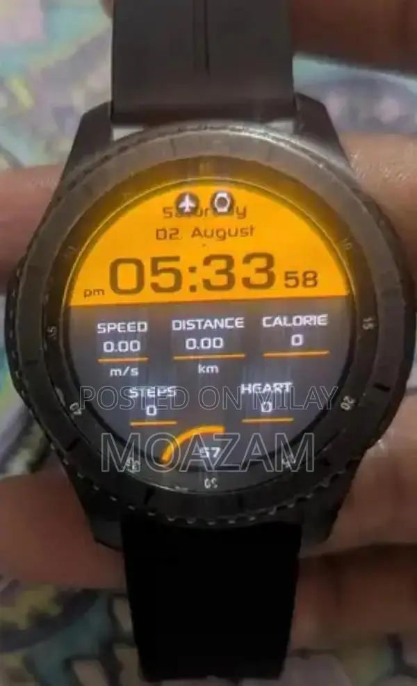 Samsung Gear S3 Frontier Smartwatch - Excellent Condition with Accesso