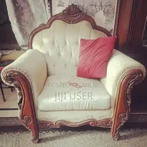 7 Seater Chinioti Wood Sofa Set with Premium Foam Cushions