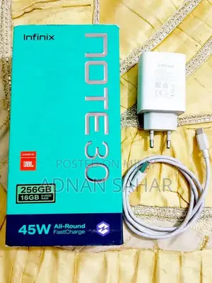 Infinix Note 30 Smartphone - 8GB RAM, 256GB Storage, Dual SIM