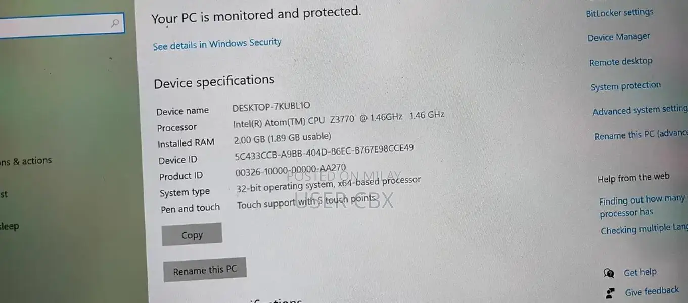 HP Omni 10 Windows Tablet - 10.1" Touchscreen Portable PC