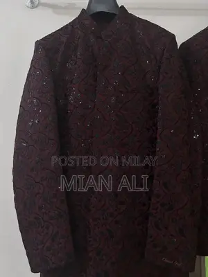 Elegant Wedding Coat - Classic Maroon Formal Outerwear