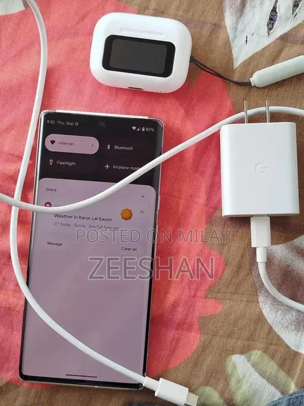 Google Pixel 6 Pro Smartphone - White, 12GB RAM, Pristine Condition