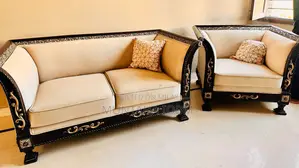 Photo - Sheesham Wood Sofa Set