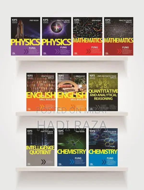 KIPS Entry Test Preparation Book Set for Medical & Engineering Exams