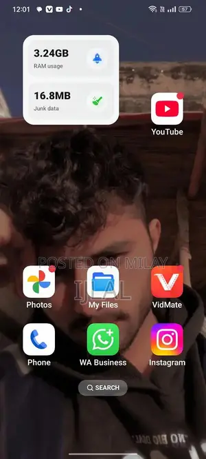 Oppo A16 Smartphone - 4GB RAM, 64GB Storage, Clear Condition