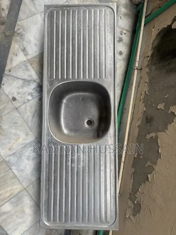 Stainless Steel Single Bowl Kitchen Sink with Double Drainboards