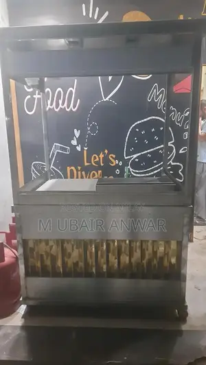 Photo - Professional Stainless Steel Hot Plate for Burger and Shawarma Prepara