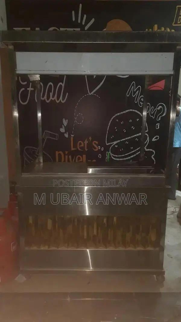 Professional Stainless Steel Hot Plate for Burger and Shawarma Prepara