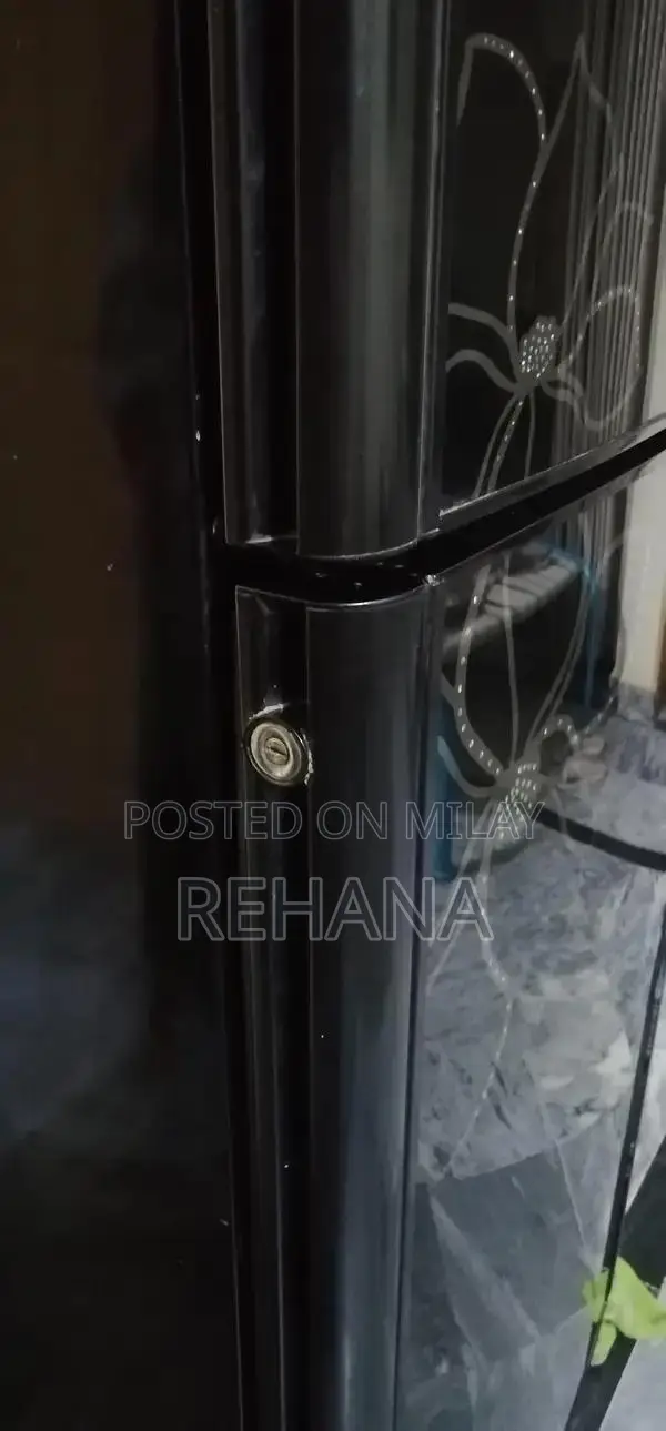 Glass Door Full Size Refrigerator in Good Working Condition