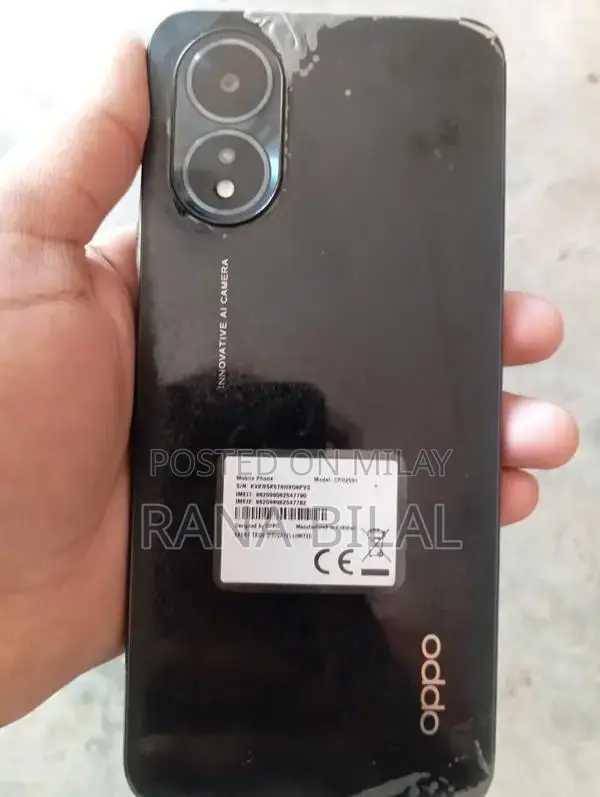 Oppo A18 Smartphone in Good Condition with Original Accessories