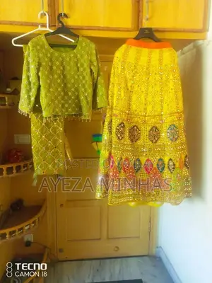 Elegant Mehndi Lehnga Custom Fit Ethnic Dress