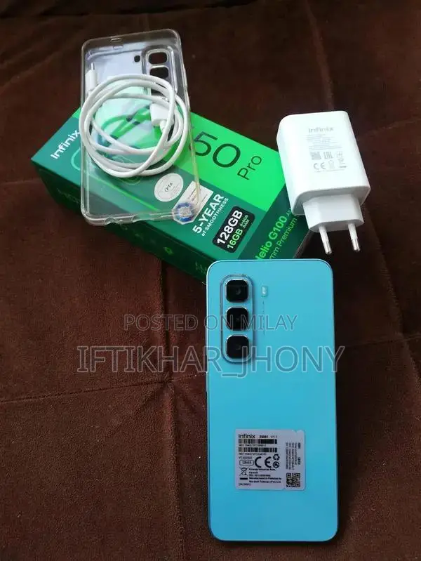 Infinix Hot 50 Pro Smartphone - Nearly New Condition
