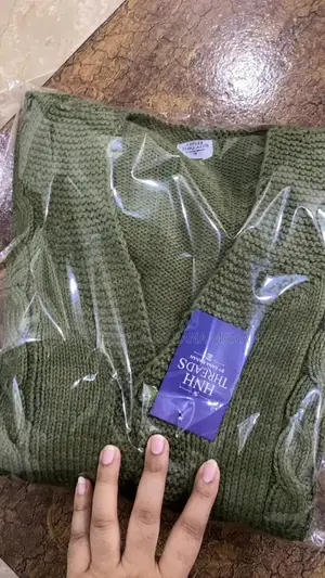 Women's Front Open Wool Cardigan Sweater - Casual Imported Style