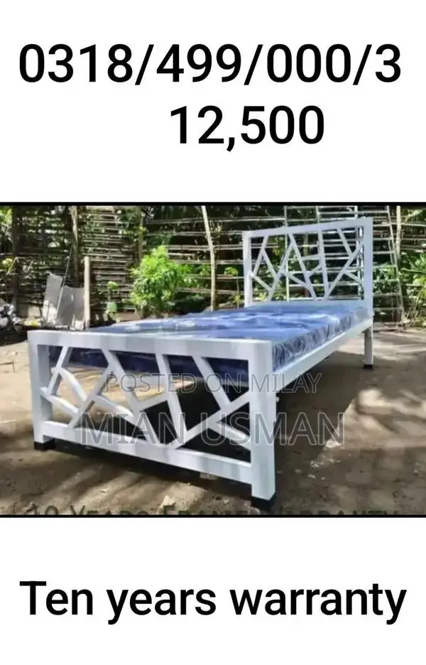 Premium Iron and Steel Bed Frames - Multiple Sizes Available