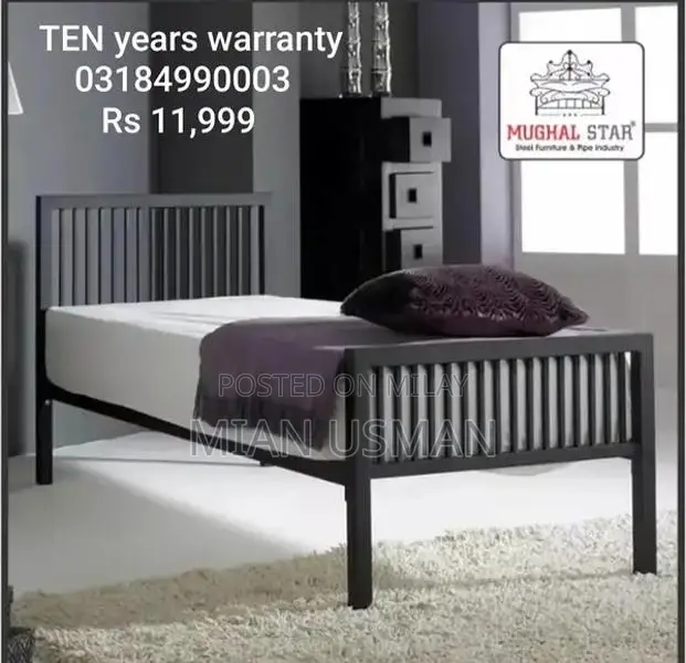 Premium Iron and Steel Bed Frames - Multiple Sizes Available