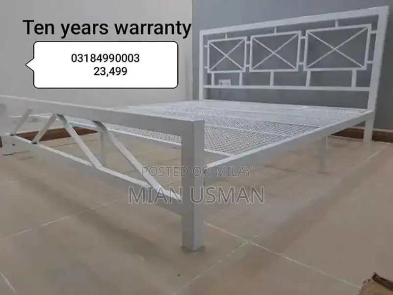 Premium Iron and Steel Bed Frames - Multiple Sizes Available