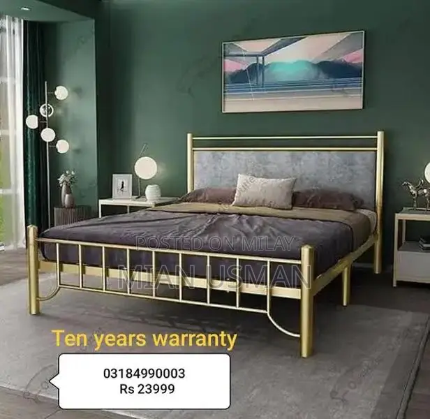 Premium Iron and Steel Bed Frames - Multiple Sizes Available