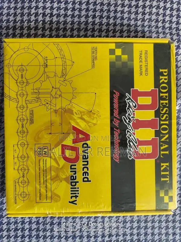 Honda Pridor 100cc Chain Socket Set by DID