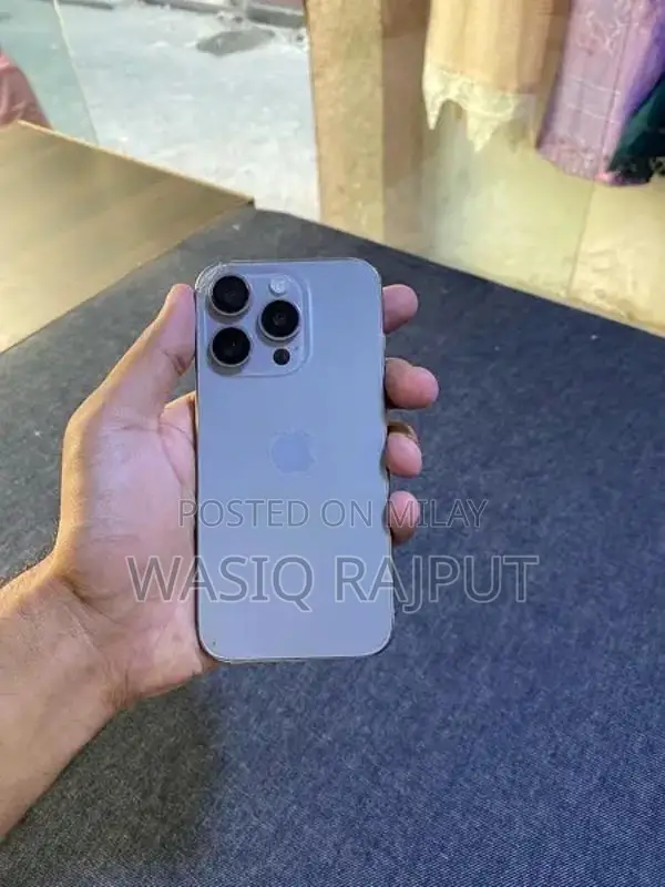 Apple iPhone 15 Pro Natural Titanium 128GB Smartphone