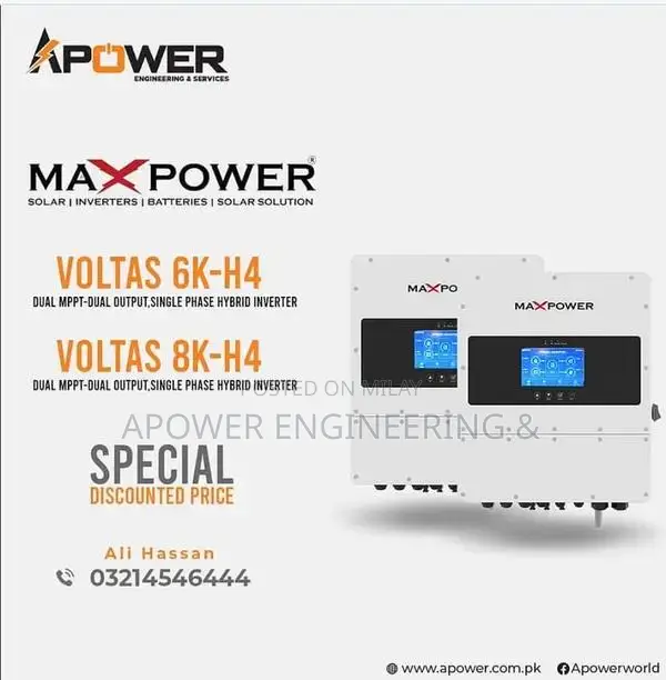 Voltas 6KW/8KW Single Phase Hybrid Solar Inverter