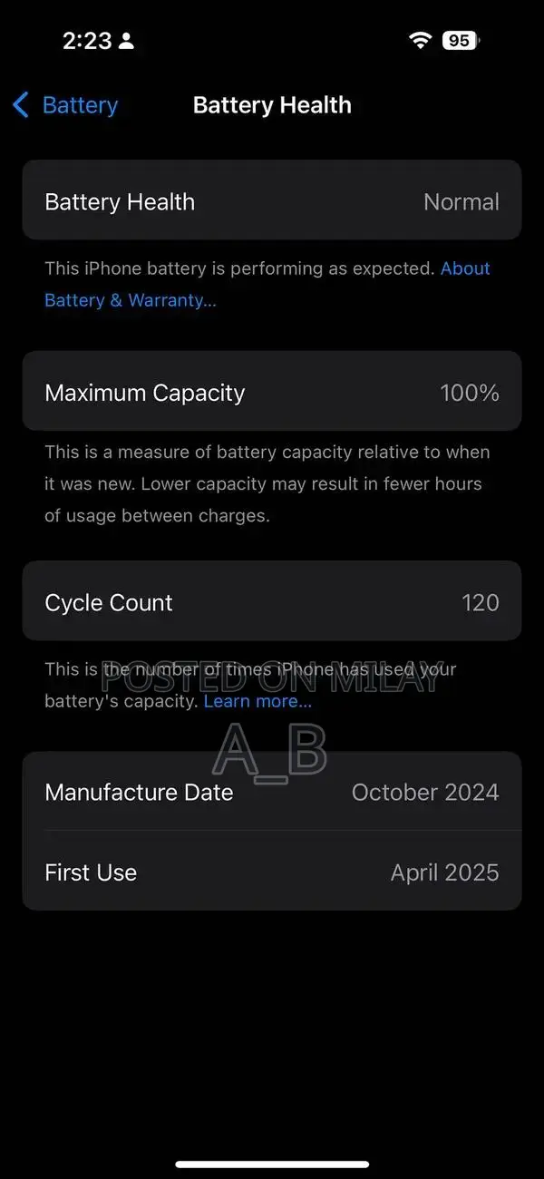 Apple iPhone 16 JV Smartphone - 128GB Storage, Pristine Condition