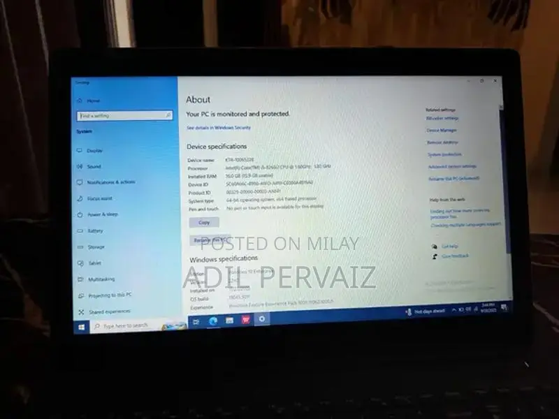 Dell Latitude 3500 Business Laptop - Core i5, 16GB RAM, 500GB SSD