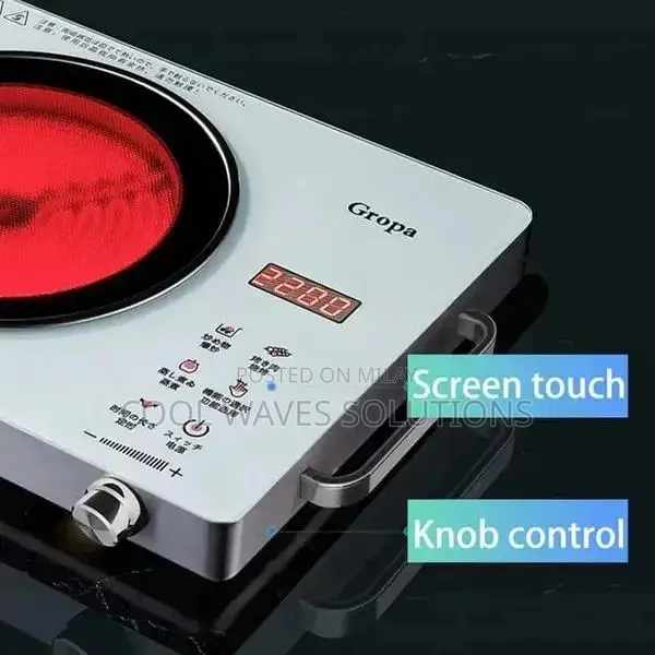 Infrared Electric Cooker with Waterproof Glass Top