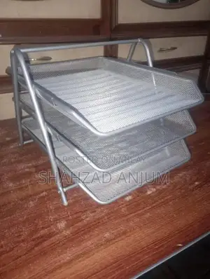 Photo - Aluminum Office File and Documents Storage Rack