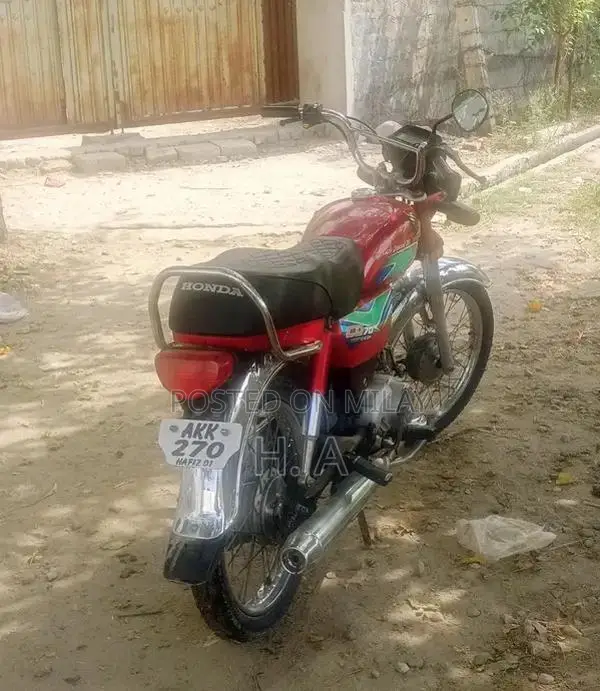Honda CD 2018 Motorcycle - Registered and Well-Maintained