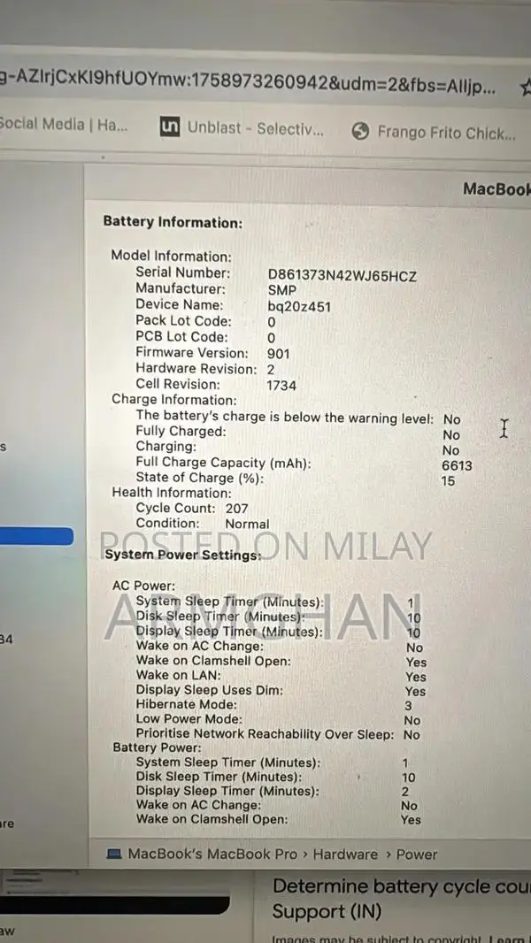 Apple MacBook Pro 15-inch Laptop i9 Processor 32GB RAM