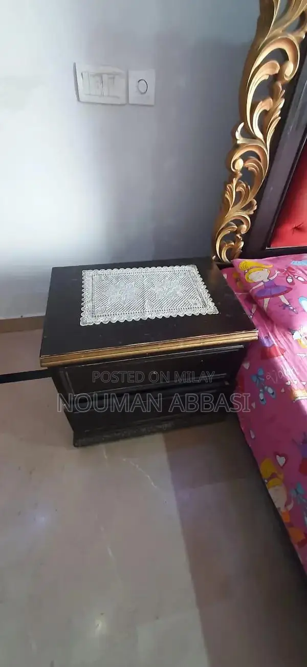 King Size Bed Frame with Matching Side Tables