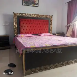 King Size Bed Frame with Matching Side Tables
