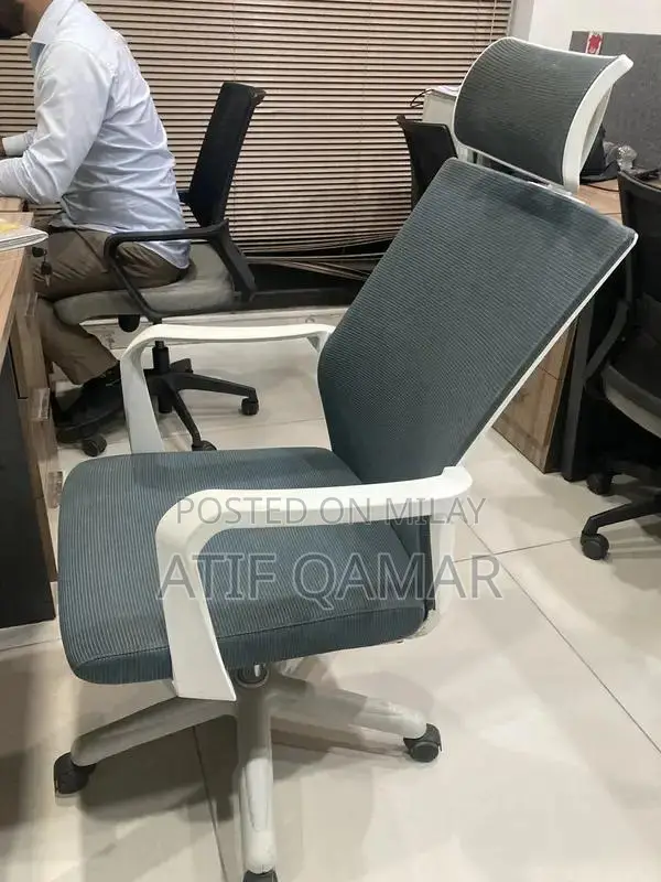 Adjustable Ergonomic Office Chair with Movable Headrest