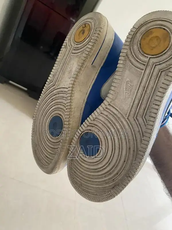 Nike Air Force 1 Blue Men's Sneakers - Comfortable Athletic Shoes